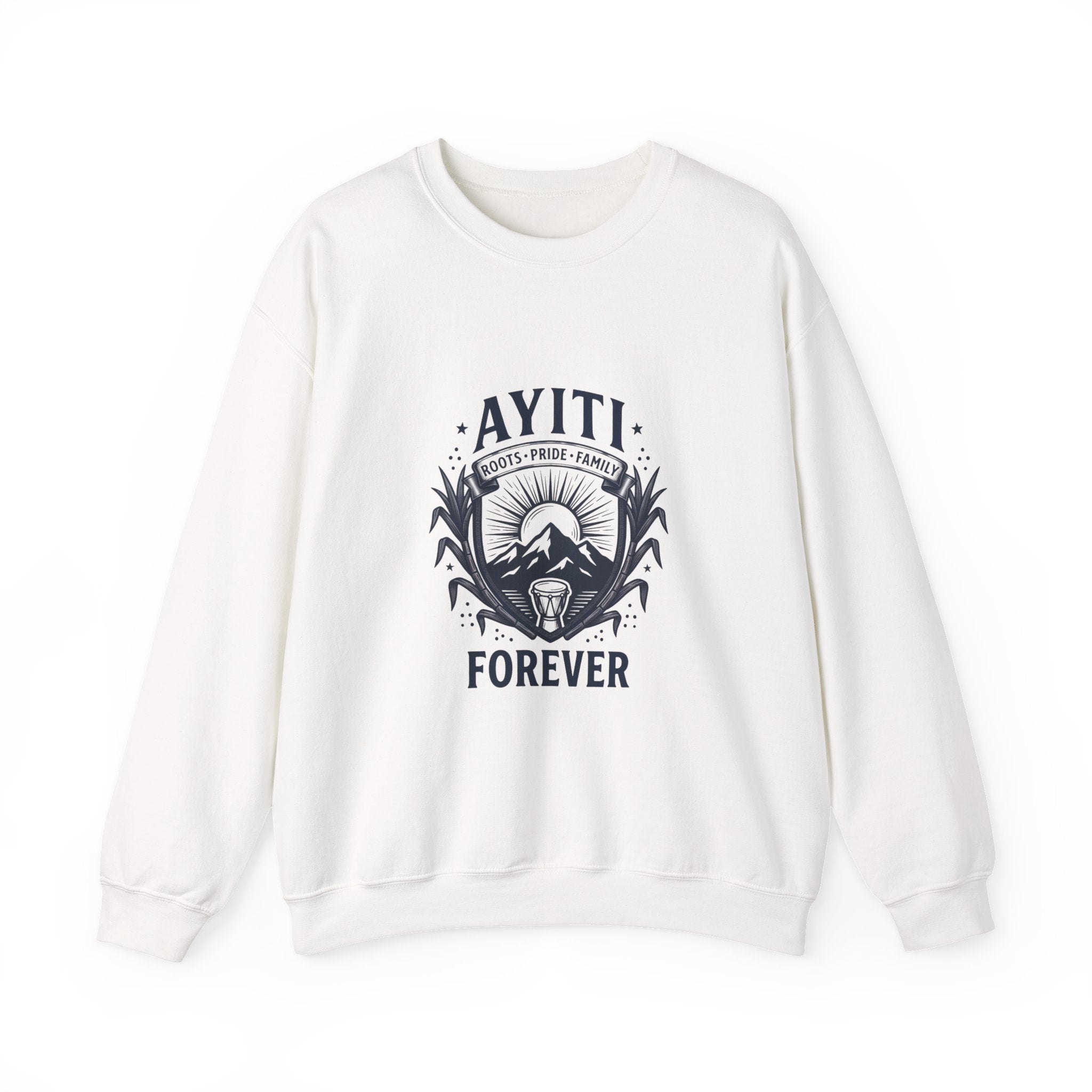 Ayiti Forever Sweatshirt | Caribbean Heritage, Vintage Passport Stamp