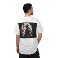 Samurai Moon Graphic T‑Shirt — Japanese Kanji Warrior Design