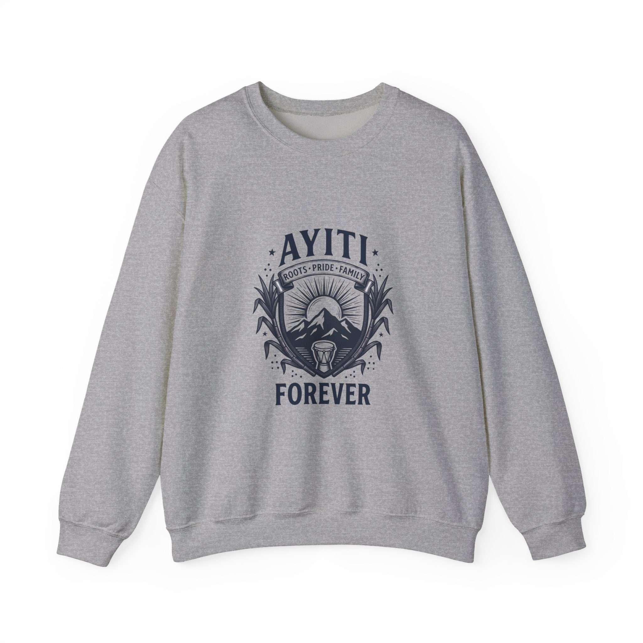 Ayiti Forever Sweatshirt | Caribbean Heritage, Vintage Passport Stamp