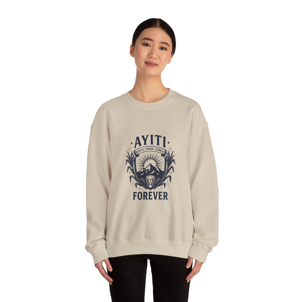 Ayiti Forever Sweatshirt | Caribbean Heritage, Vintage Passport Stamp