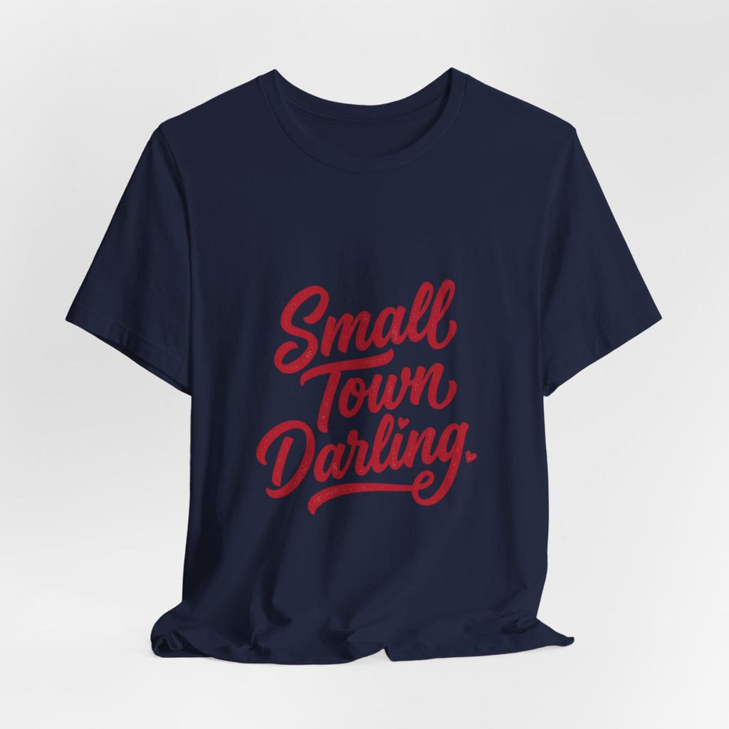 Small Town Darling Tee | Coquette Aesthetic, Soft Era Script