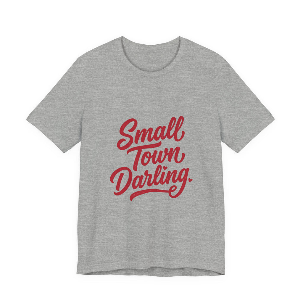 Small Town Darling Tee | Coquette Aesthetic, Soft Era Script