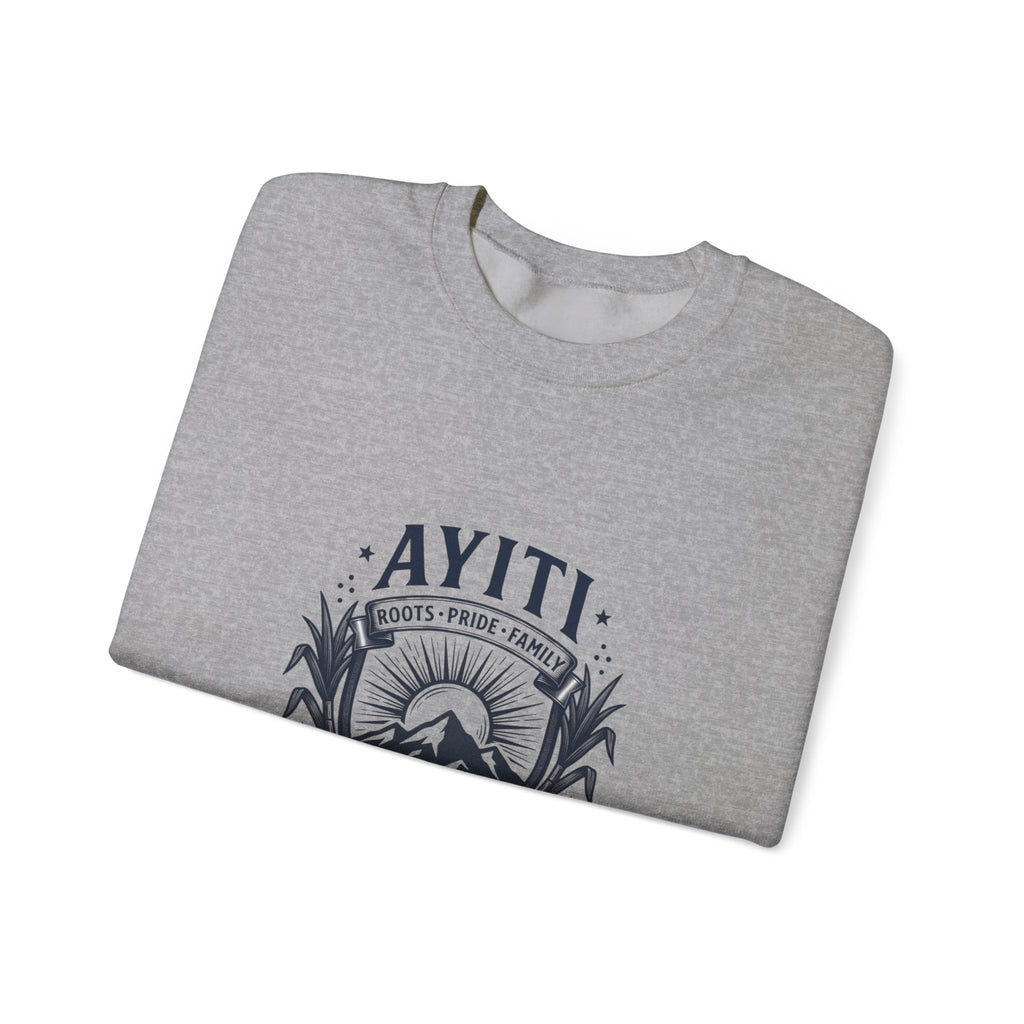 Ayiti Forever Sweatshirt | Caribbean Heritage, Vintage Passport Stamp