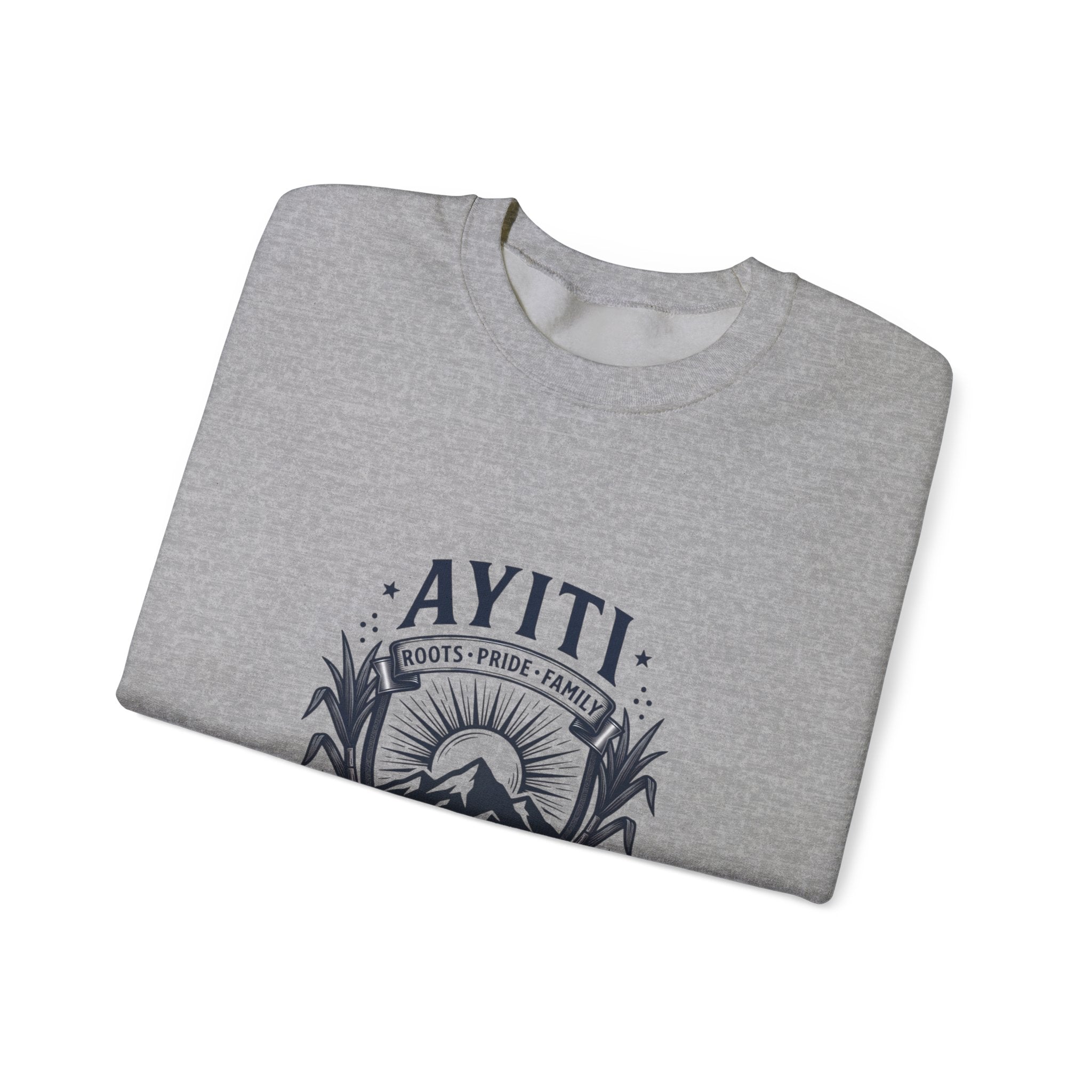 Ayiti Forever Sweatshirt | Caribbean Heritage, Vintage Passport Stamp