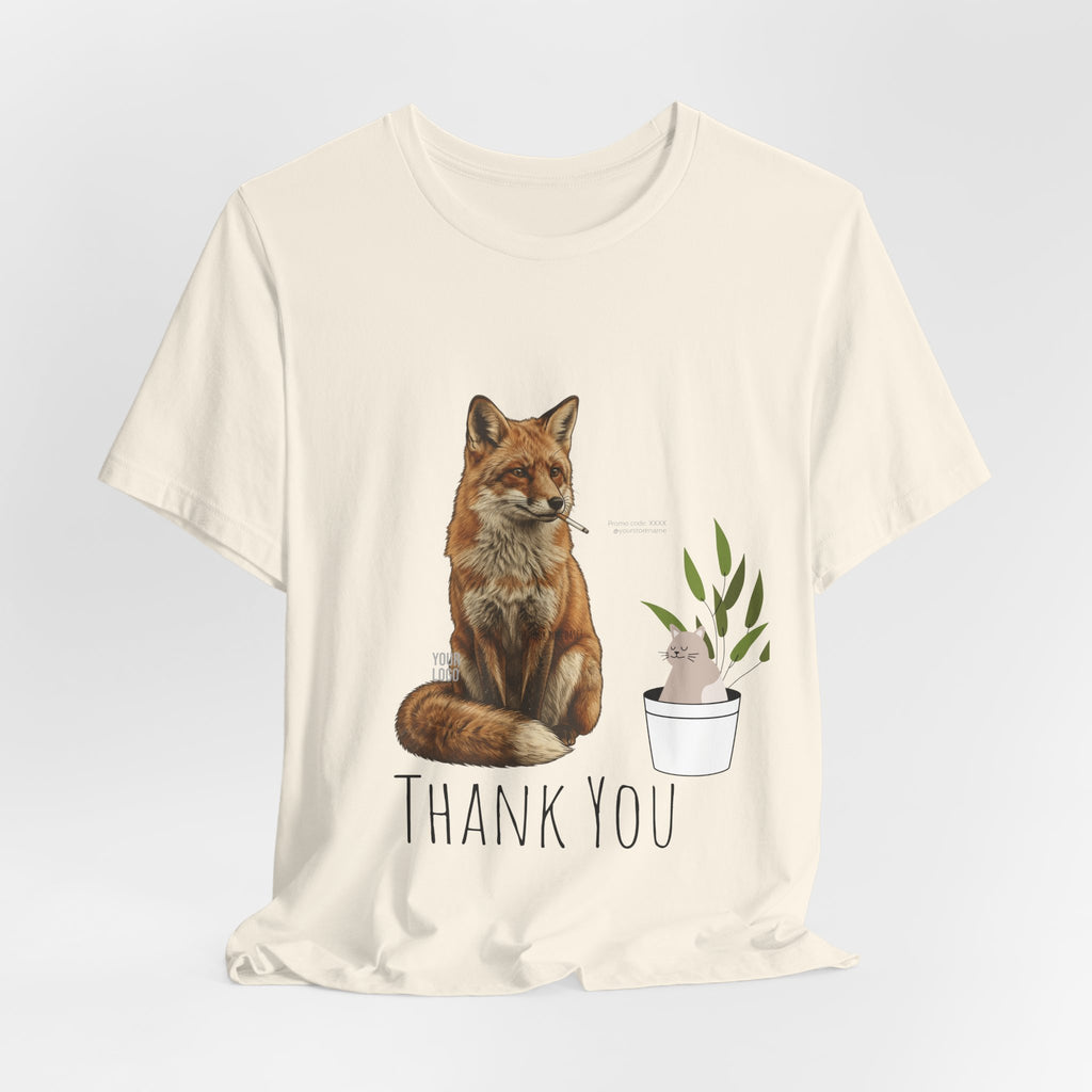 Smoking Fox T-Shirt | Animals Smoking, Absurdist Meme Tee