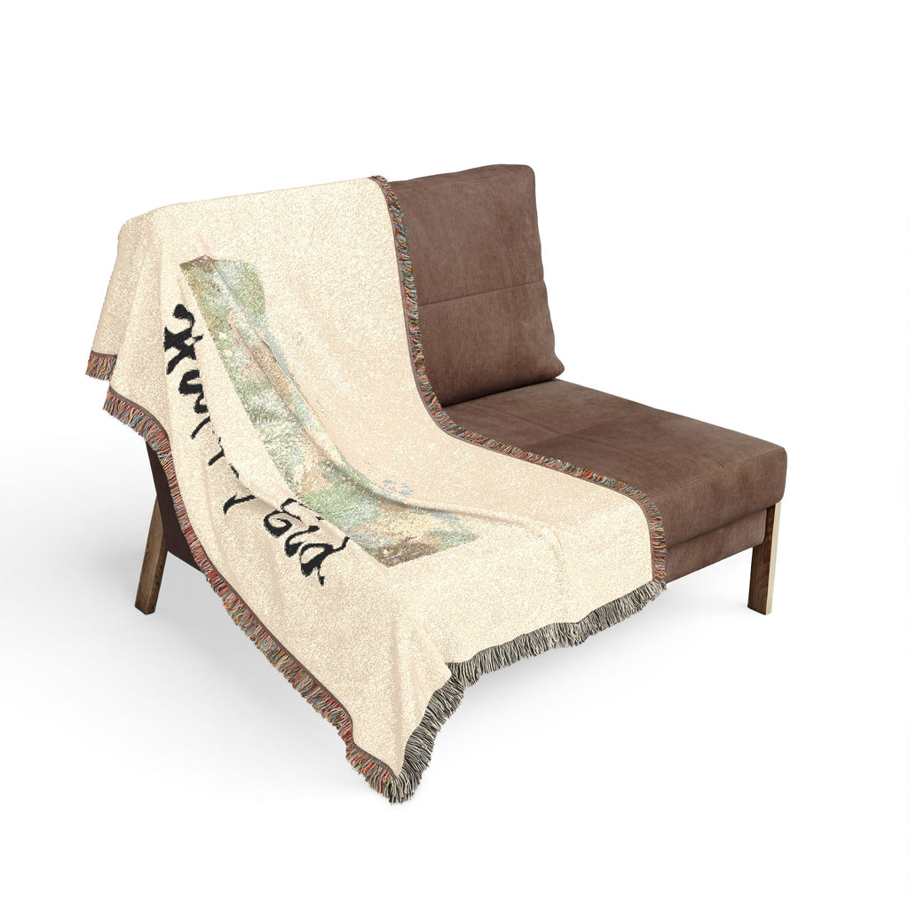 Happy Eid Woven Blanket — Festive Islamic Holiday Throw
