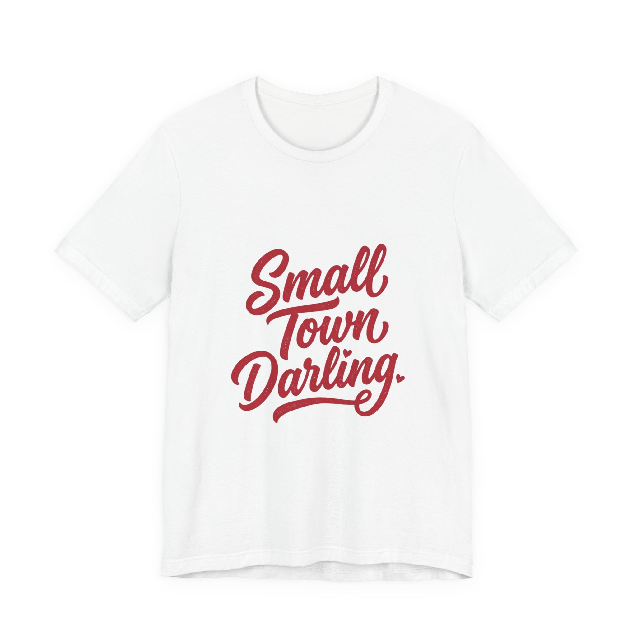 Small Town Darling Tee | Coquette Aesthetic, Soft Era Script