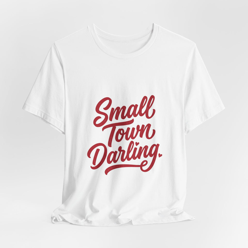 Small Town Darling Tee | Coquette Aesthetic, Soft Era Script