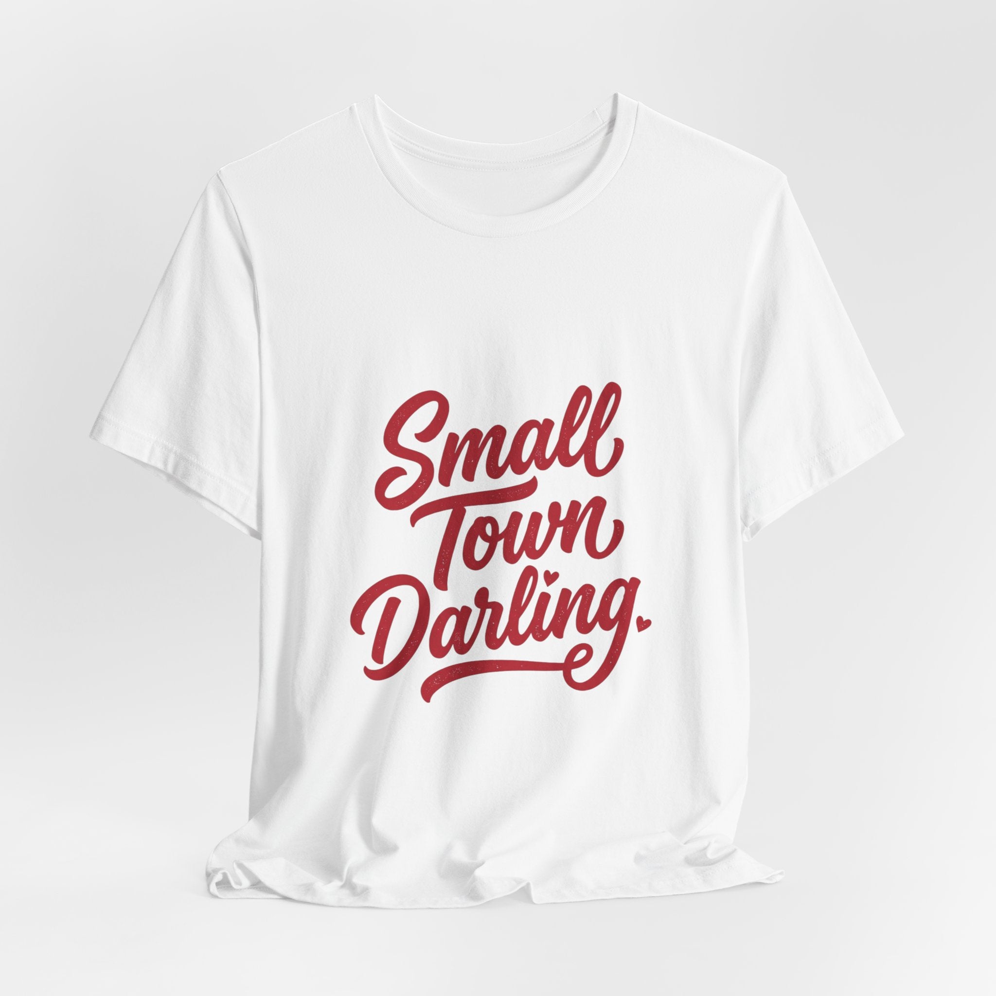 Small Town Darling Tee | Coquette Aesthetic, Soft Era Script