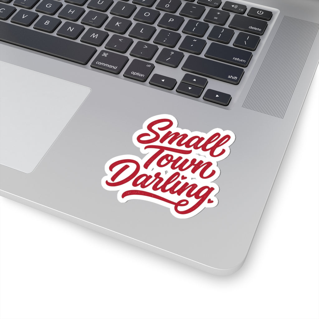 Small Town Darling Sticker | Coquette Aesthetic, Soft Era Kiss-Cut