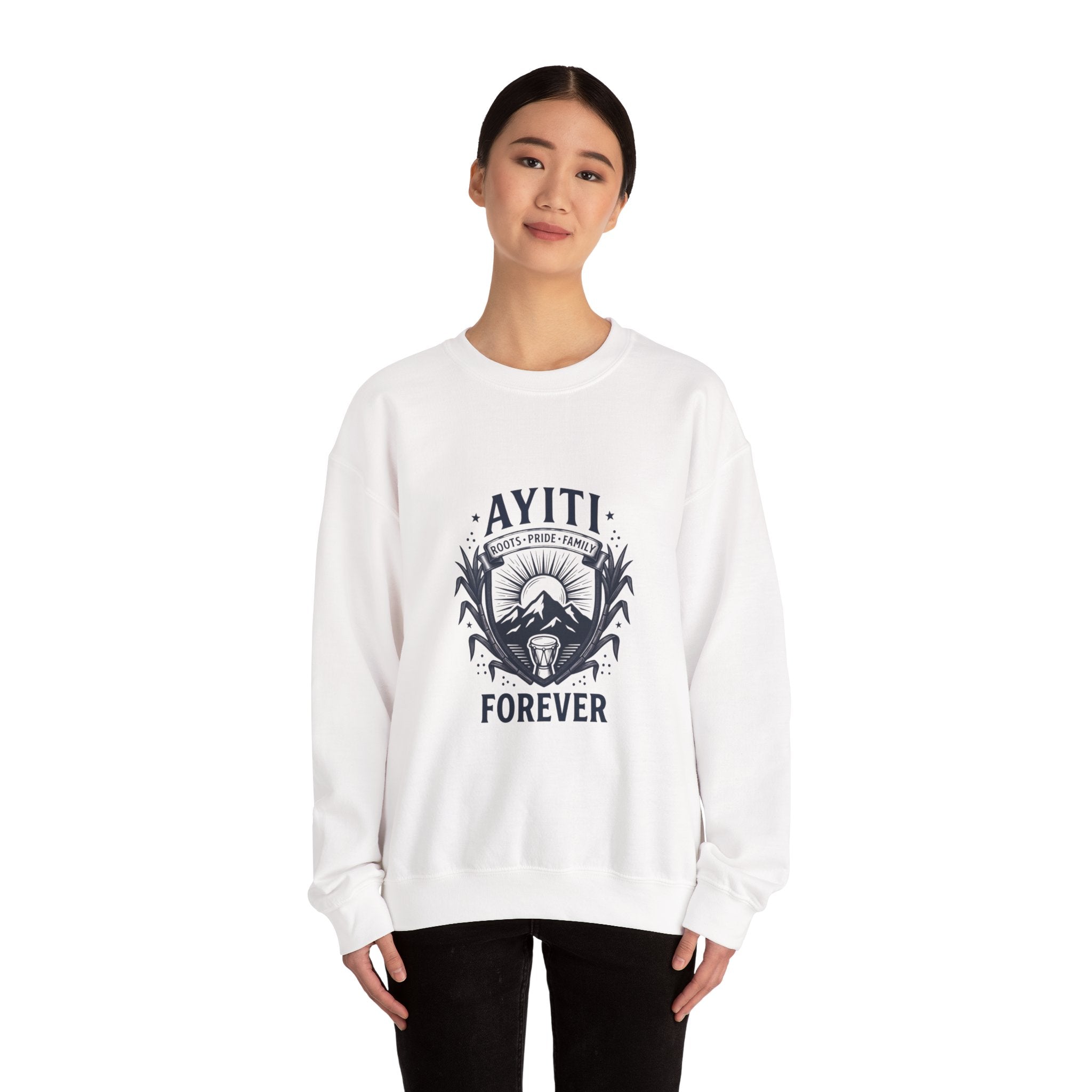 Ayiti Forever Sweatshirt | Caribbean Heritage, Vintage Passport Stamp