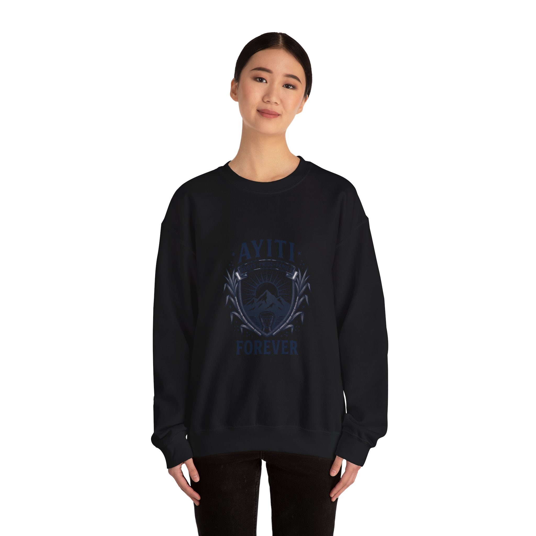 Ayiti Forever Sweatshirt | Caribbean Heritage, Vintage Passport Stamp