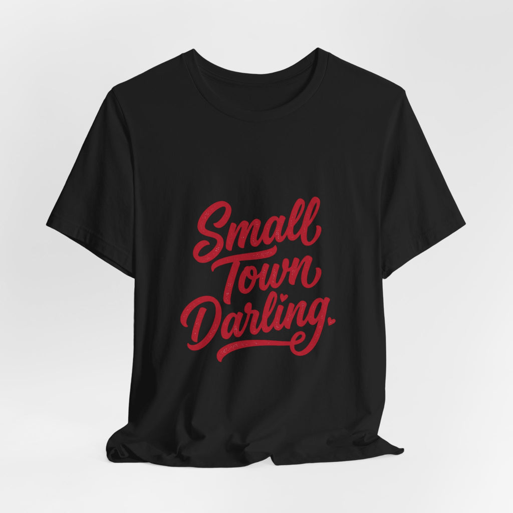 Small Town Darling Tee | Coquette Aesthetic, Soft Era Script