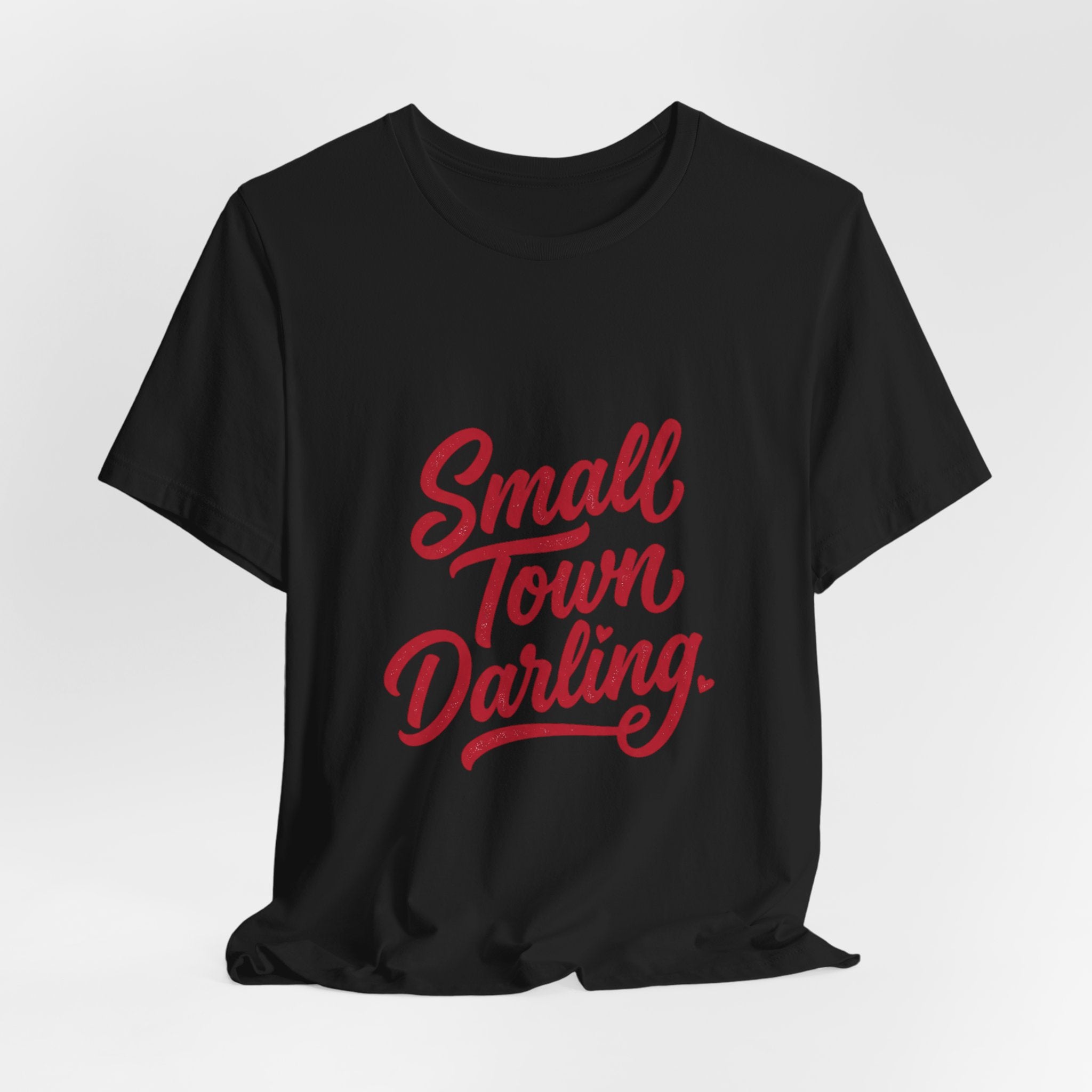 Small Town Darling Tee | Coquette Aesthetic, Soft Era Script