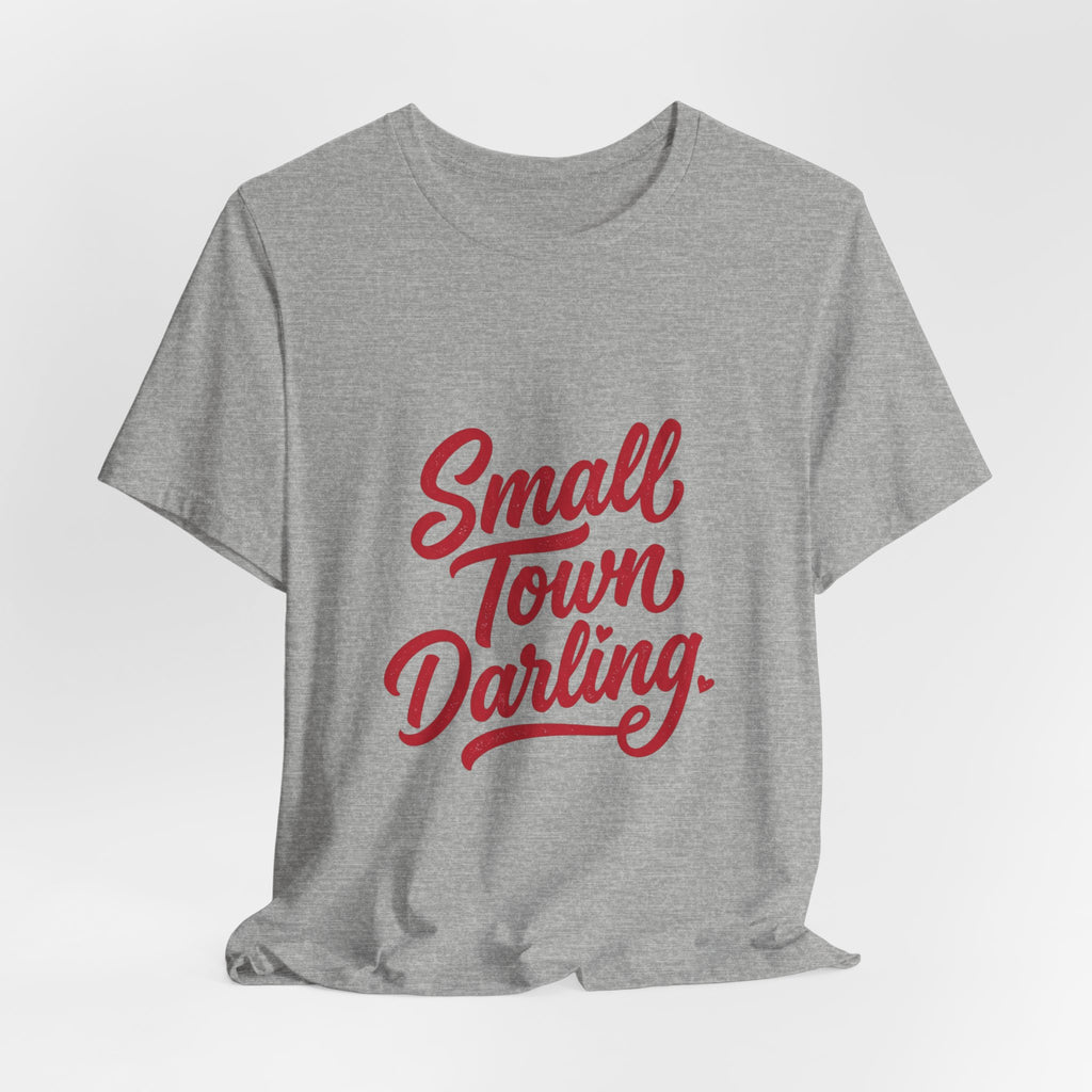 Small Town Darling Tee | Coquette Aesthetic, Soft Era Script
