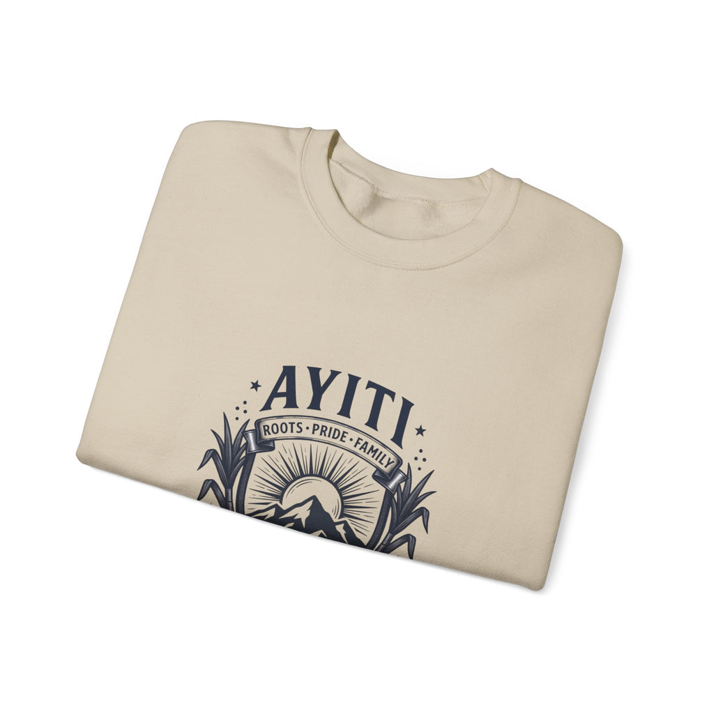 Ayiti Forever Sweatshirt | Caribbean Heritage, Vintage Passport Stamp