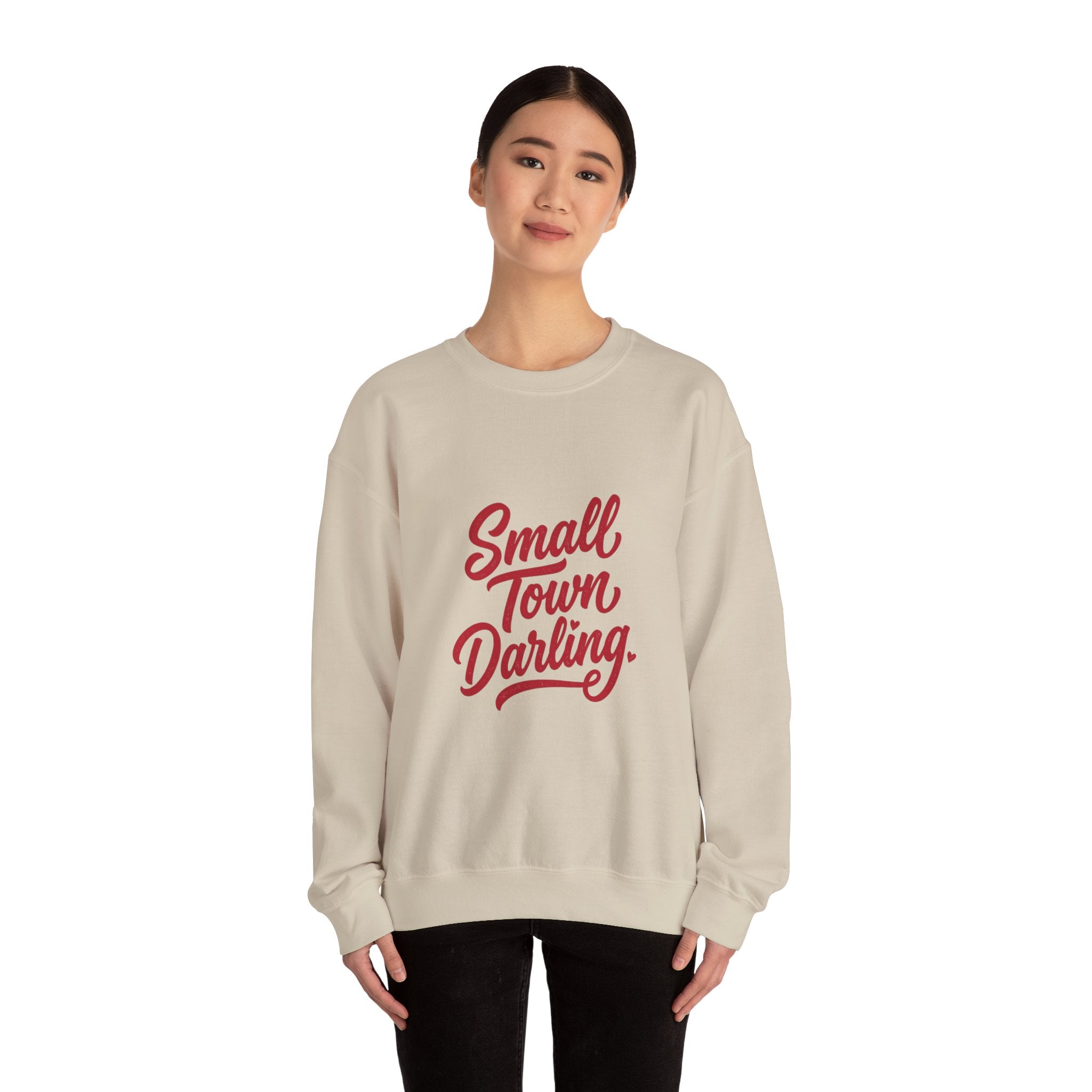 Small Town Darling Sweatshirt | Coquette Aesthetic, Soft Era Nostalgia