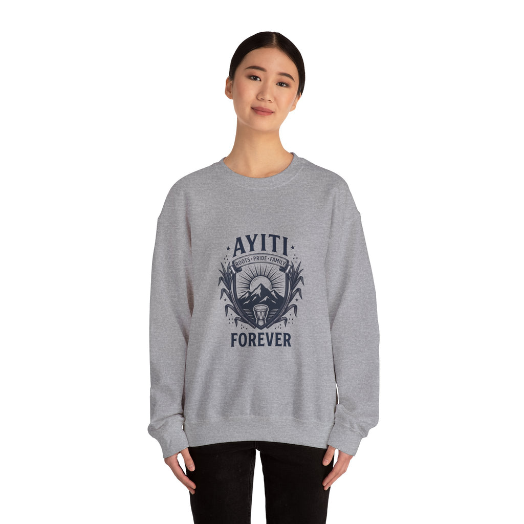 Ayiti Forever Sweatshirt | Caribbean Heritage, Vintage Passport Stamp