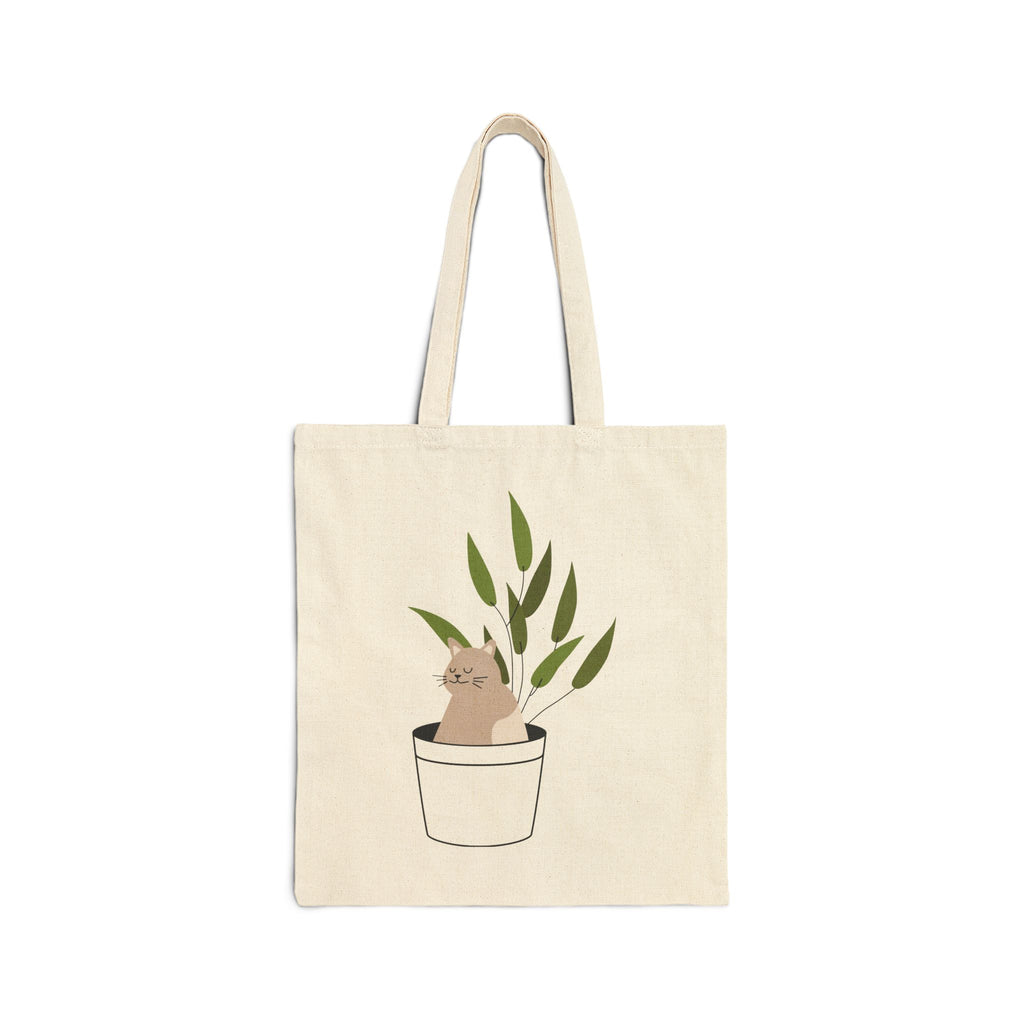 Smoking Fox Tote | Animals Smoking, Absurdist Meme Canvas Tote