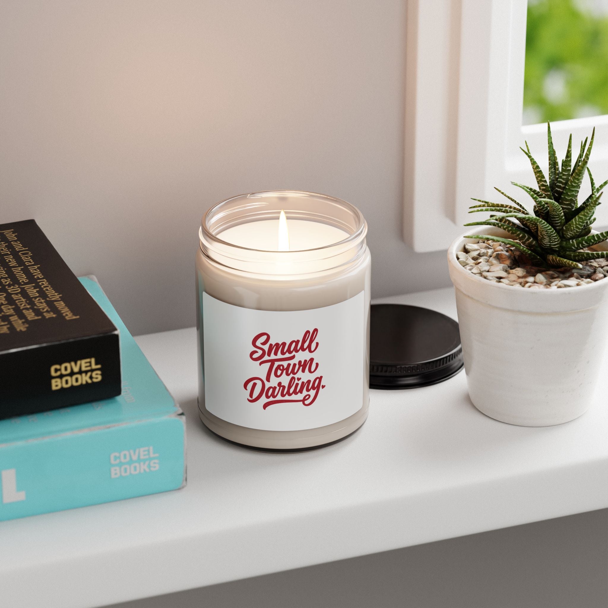 Small Town Darling Candle | Coquette Aesthetic, Soy Jar 9oz