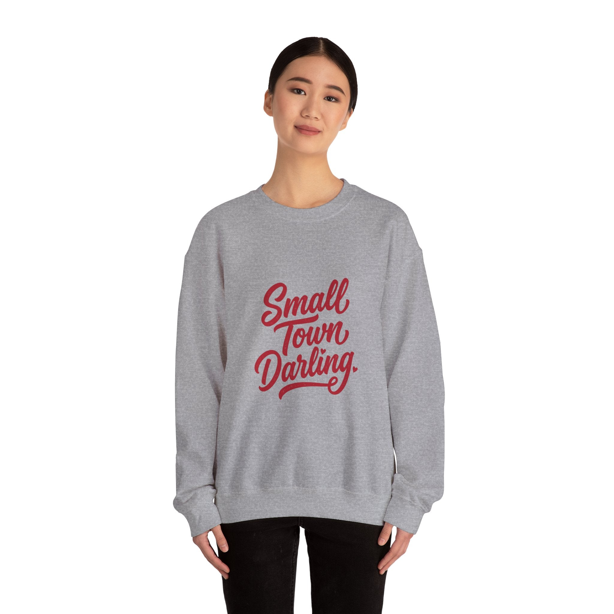 Small Town Darling Sweatshirt | Coquette Aesthetic, Soft Era Nostalgia