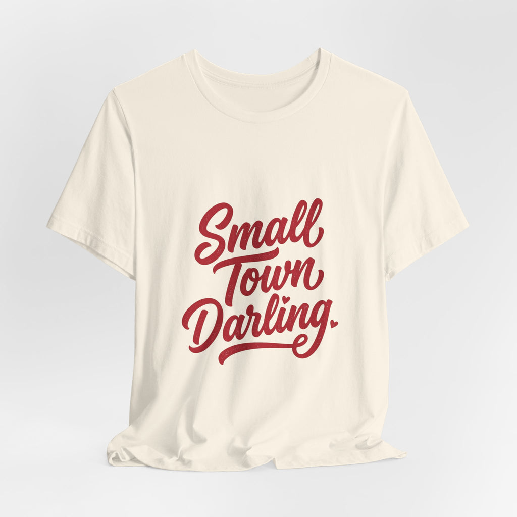 Small Town Darling Tee | Coquette Aesthetic, Soft Era Script
