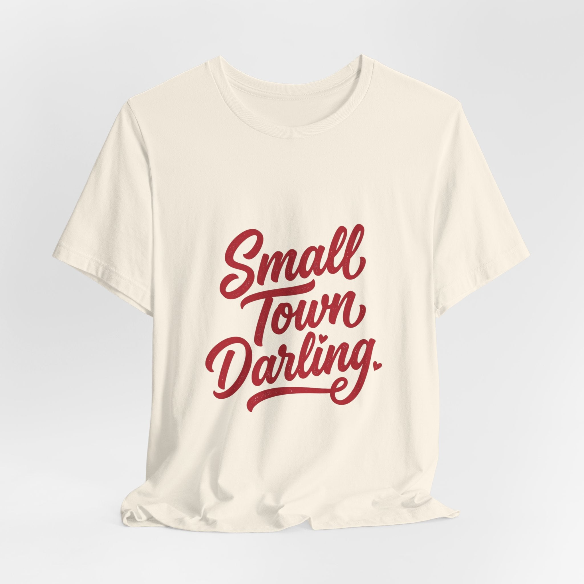 Small Town Darling Tee | Coquette Aesthetic, Soft Era Script