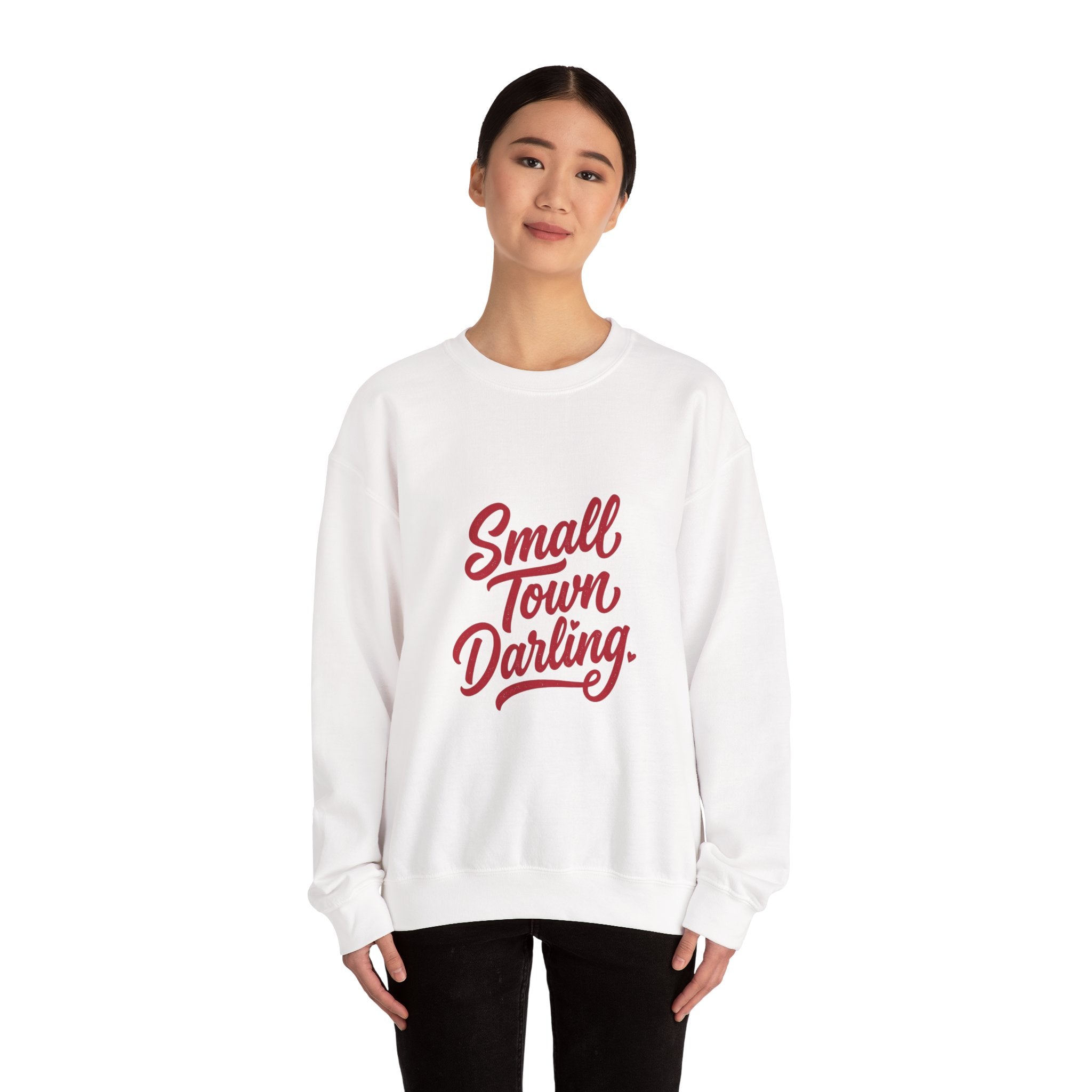Small Town Darling Sweatshirt | Coquette Aesthetic, Soft Era Nostalgia