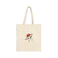 Flying Crane & Rising Sun Tote | Japanese Streetwear, Sakura Wave Graphic