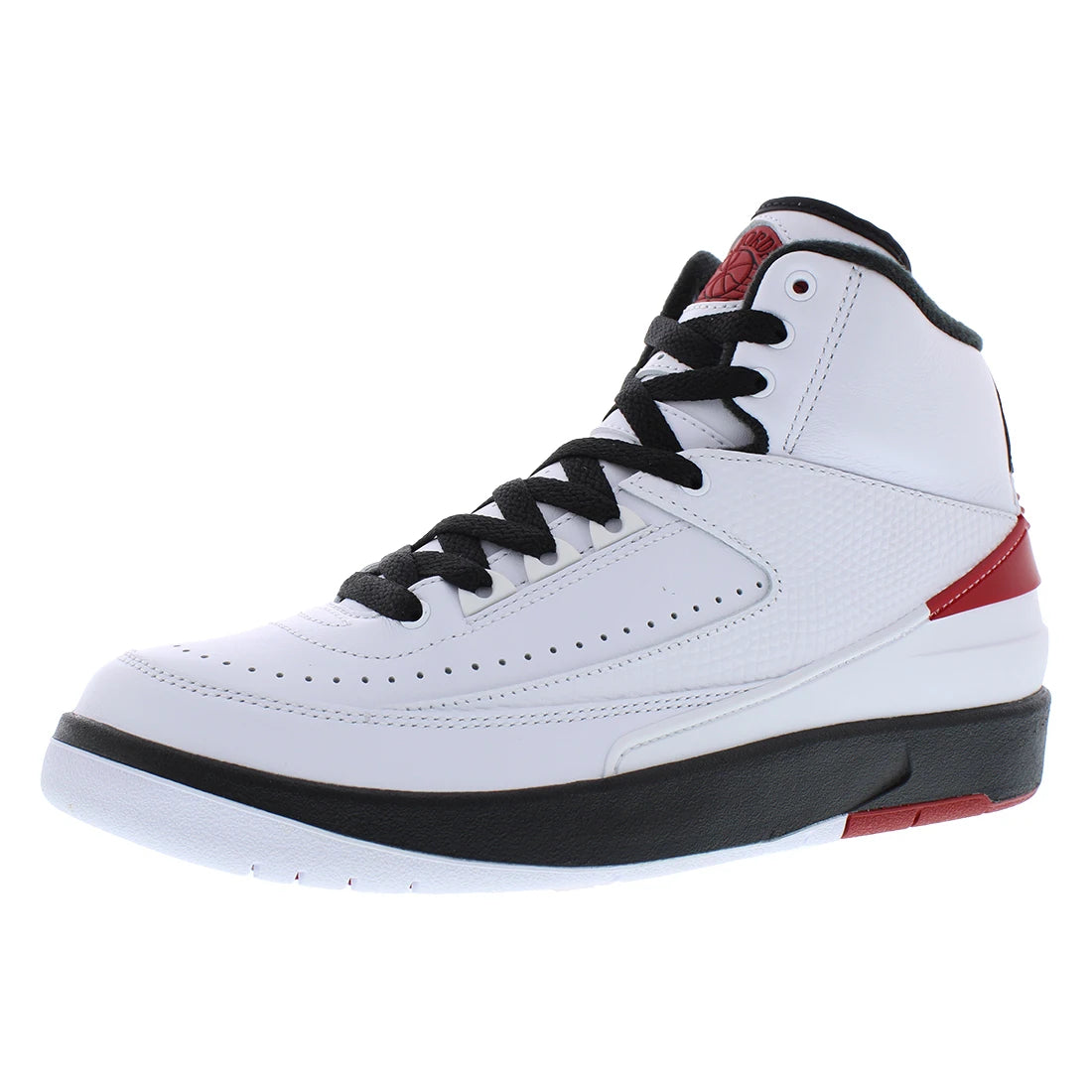 Air 2 Retro Men's Shoes - White/Varsity Red/Black