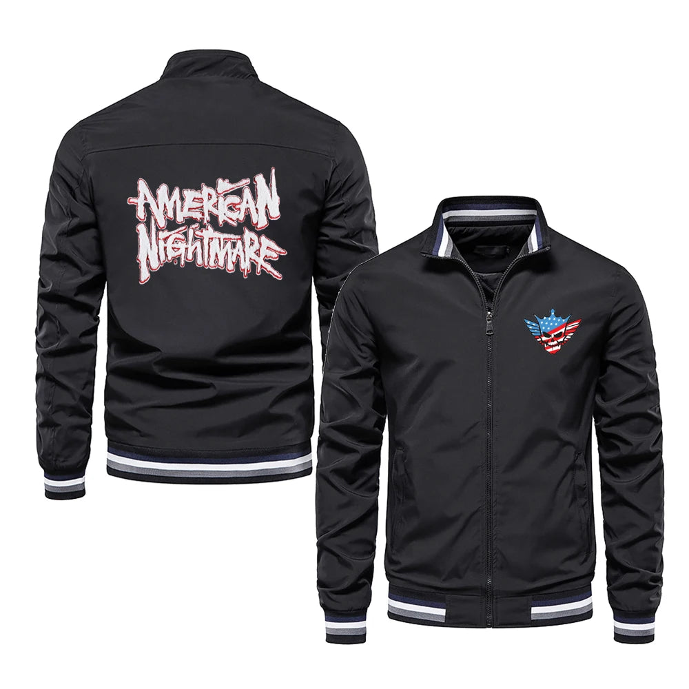 Spring and Autumn Men's Renowned Wrestler Cody Rhodes logo Windproof Jacket Women's Street Cycling Sports Coat