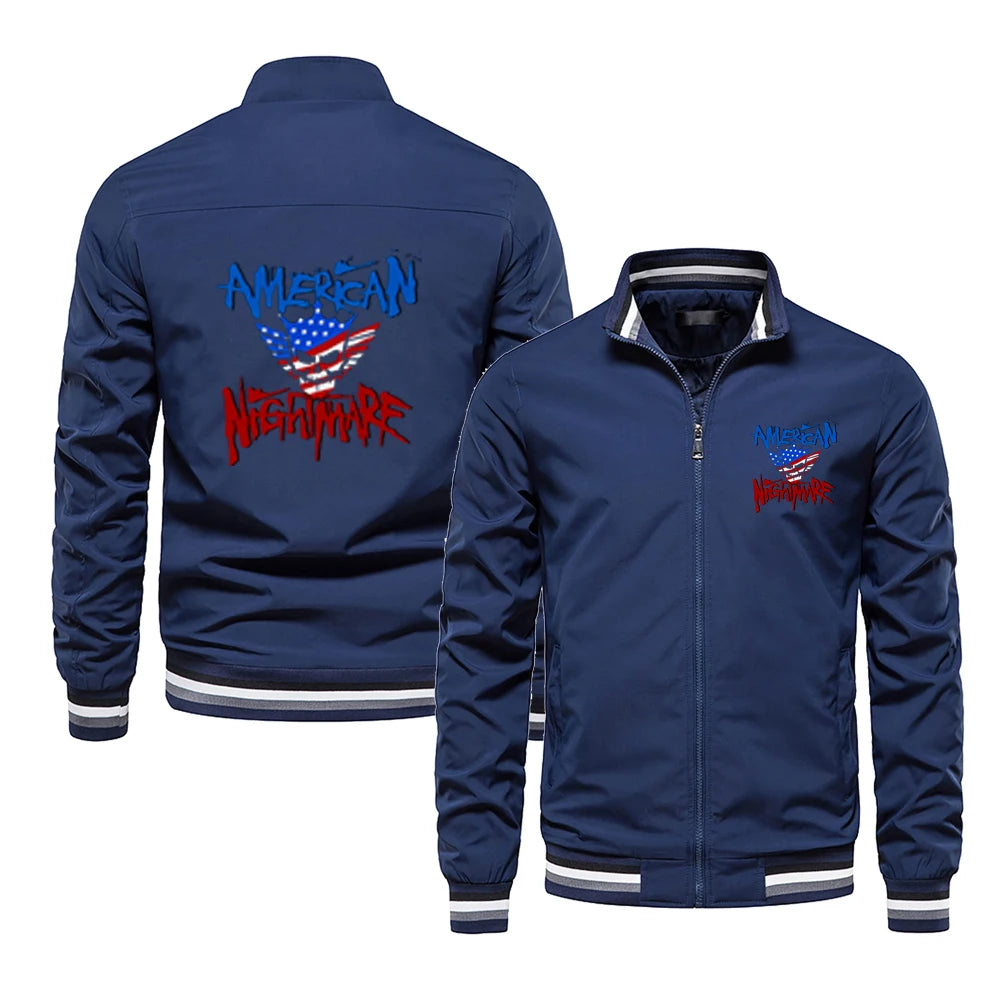 Spring and Autumn Men's Renowned Wrestler Cody Rhodes logo Windproof Jacket Women's Street Cycling Sports Coat