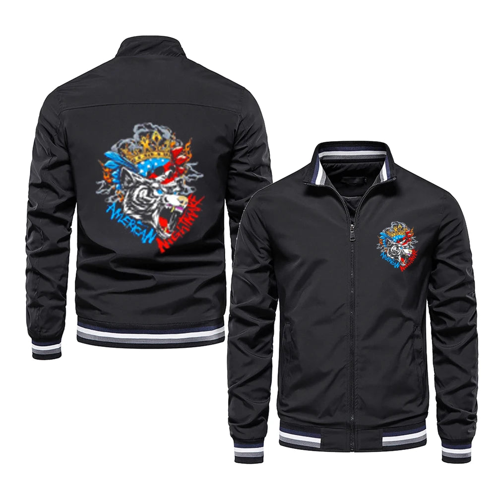 Spring and Autumn Men's Renowned Wrestler Cody Rhodes logo Windproof Jacket Women's Street Cycling Sports Coat