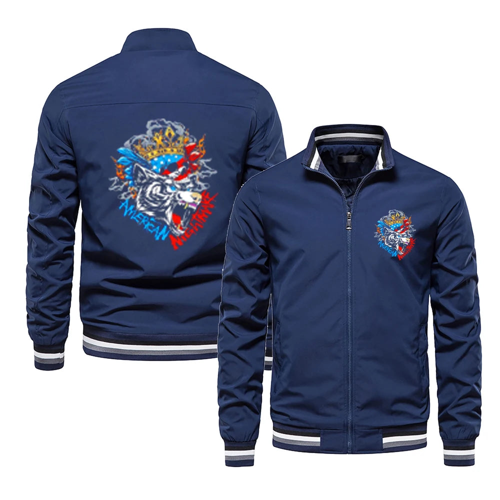 Spring and Autumn Men's Renowned Wrestler Cody Rhodes logo Windproof Jacket Women's Street Cycling Sports Coat