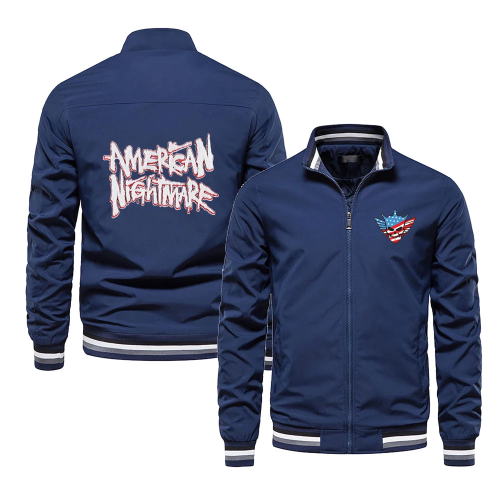 Spring and Autumn Men's Renowned Wrestler Cody Rhodes logo Windproof Jacket Women's Street Cycling Sports Coat