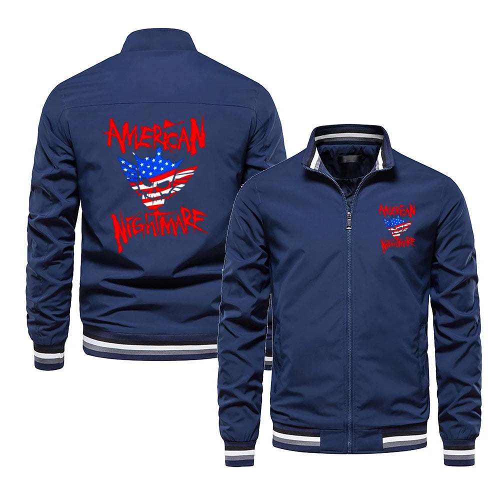 Spring and Autumn Men's Renowned Wrestler Cody Rhodes logo Windproof Jacket Women's Street Cycling Sports Coat