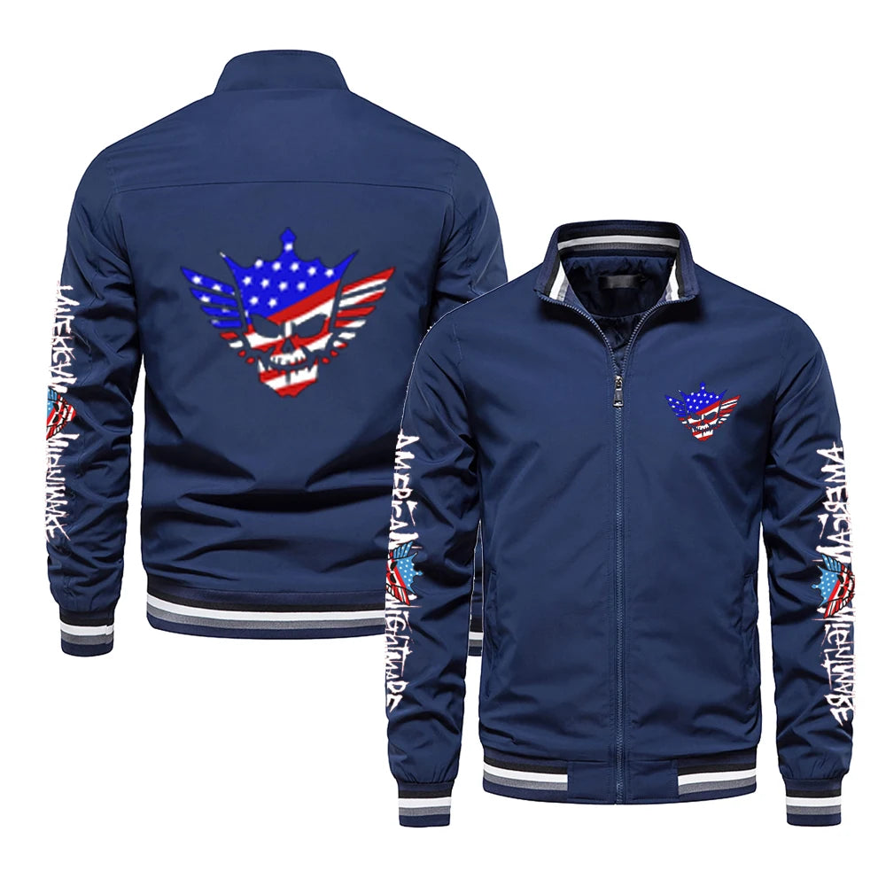 Spring and Autumn Men's Renowned Wrestler Cody Rhodes logo Windproof Jacket Women's Street Cycling Sports Coat