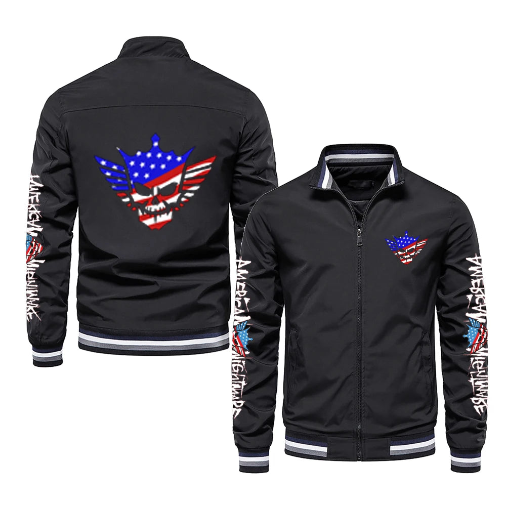 Spring and Autumn Men's Renowned Wrestler Cody Rhodes logo Windproof Jacket Women's Street Cycling Sports Coat