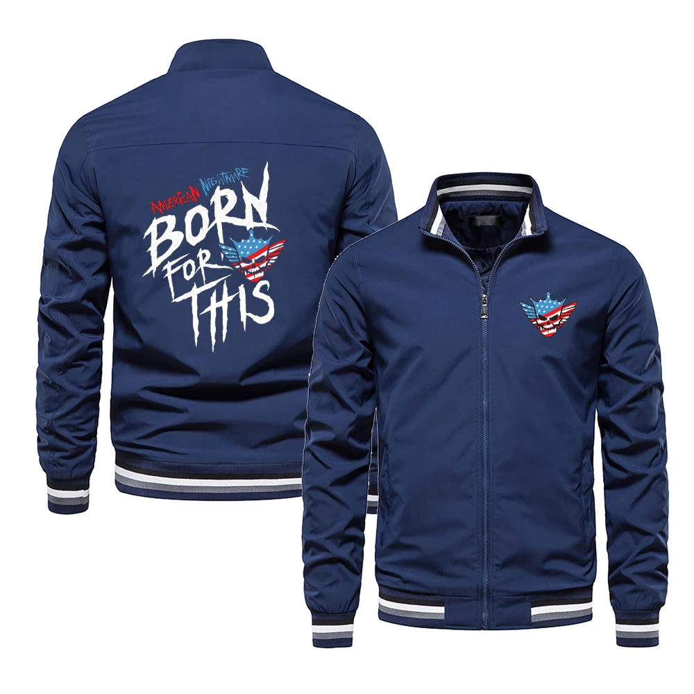 Spring and Autumn Men's Renowned Wrestler Cody Rhodes logo Windproof Jacket Women's Street Cycling Sports Coat