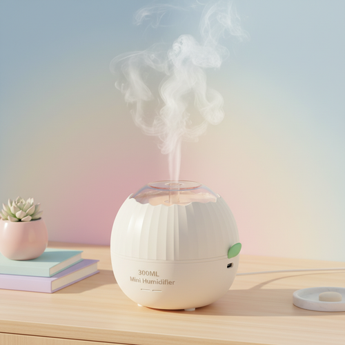 300ML Mini Humidifier Cute Onion Shape Portable USB Cool Mist
